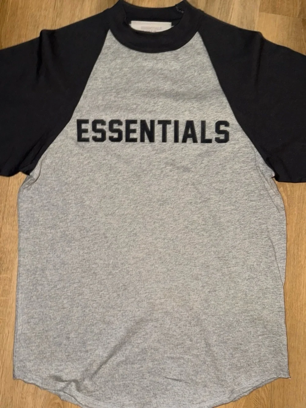 Essentials Fear of God - Black Gray Long Sleeve Tee